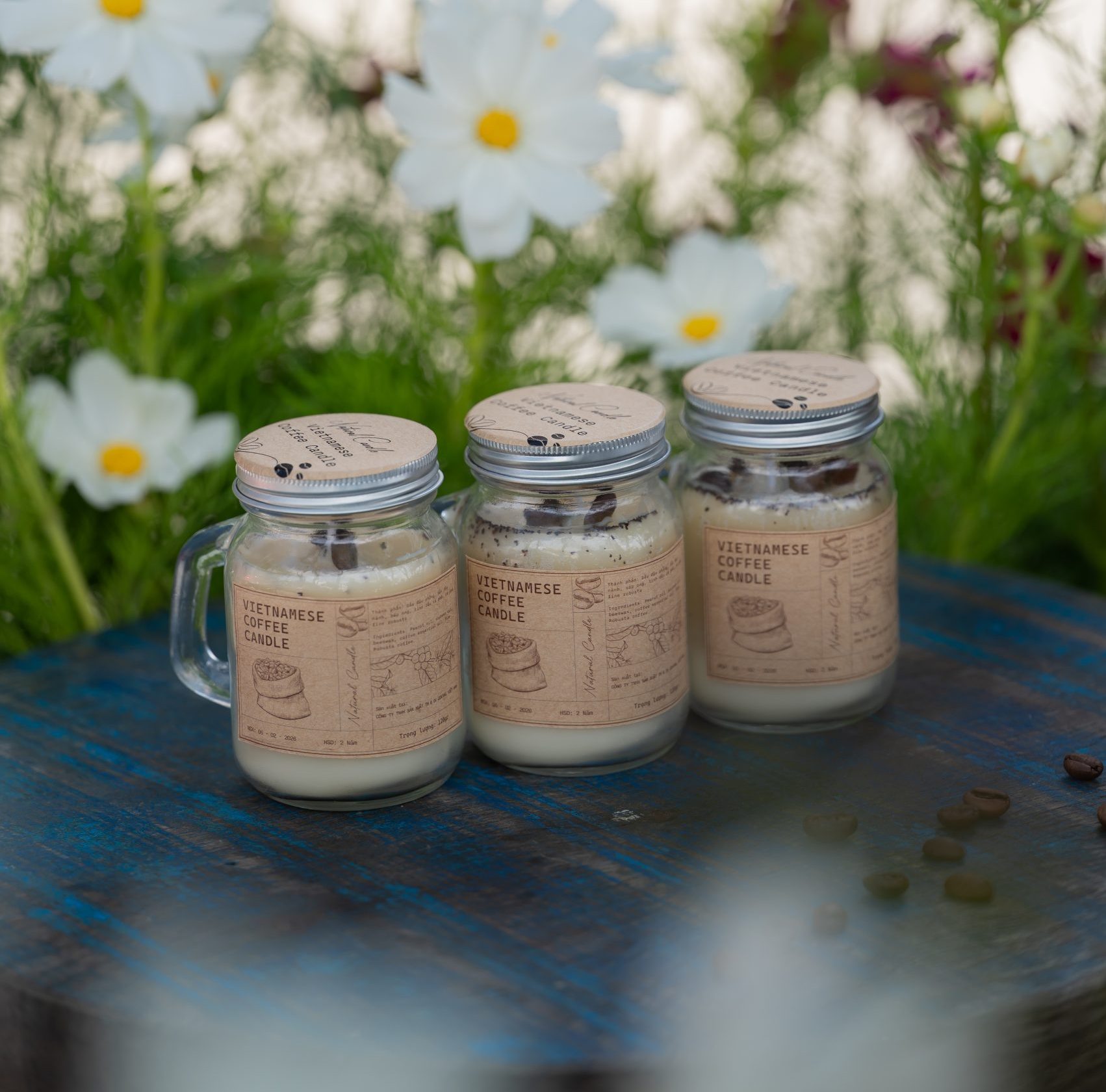 Nến cà phê – Coffee Scented Candle ( 120g )