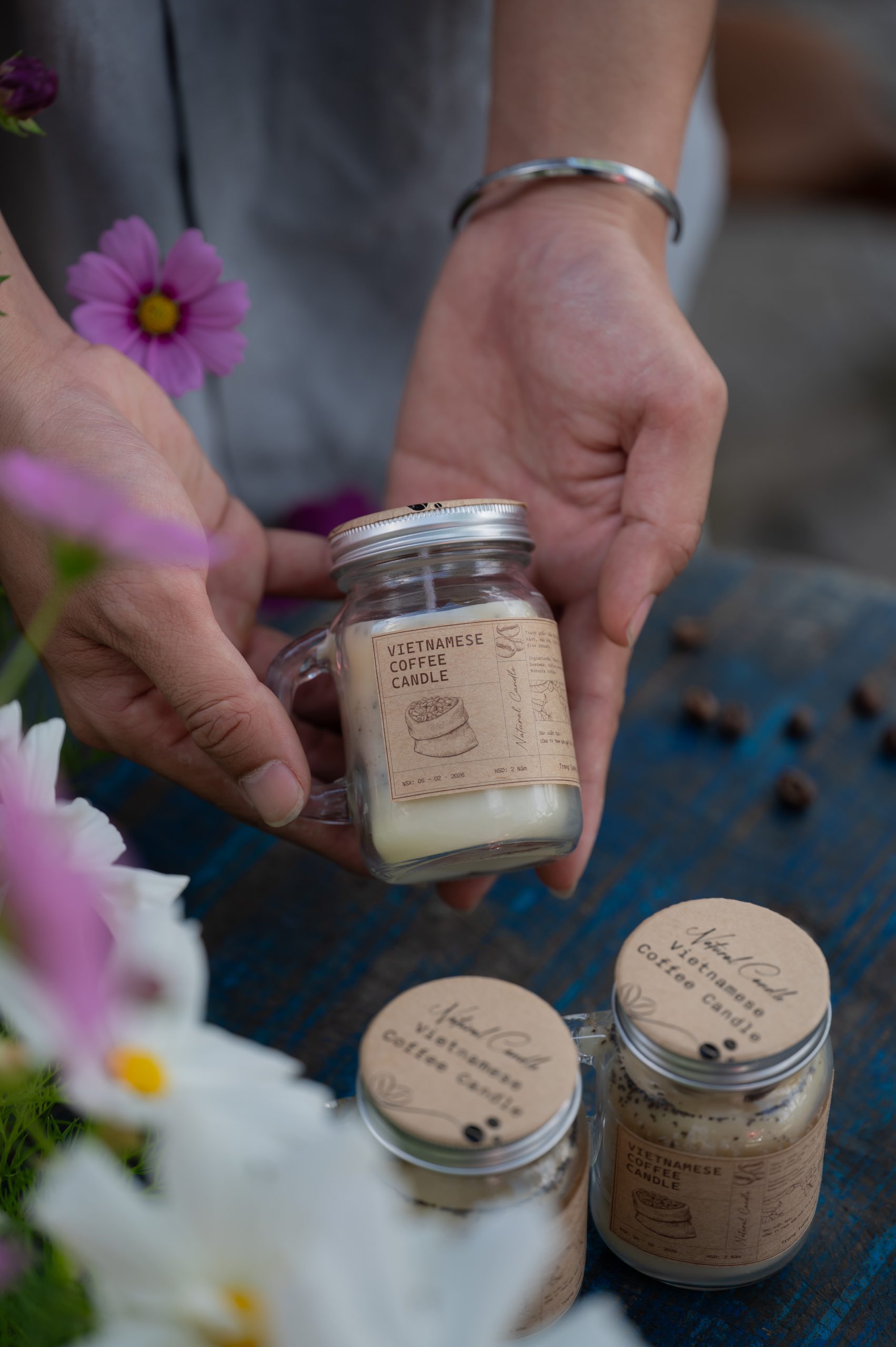 Nến cà phê – Coffee Scented Candle ( 120g ) - Ảnh 3