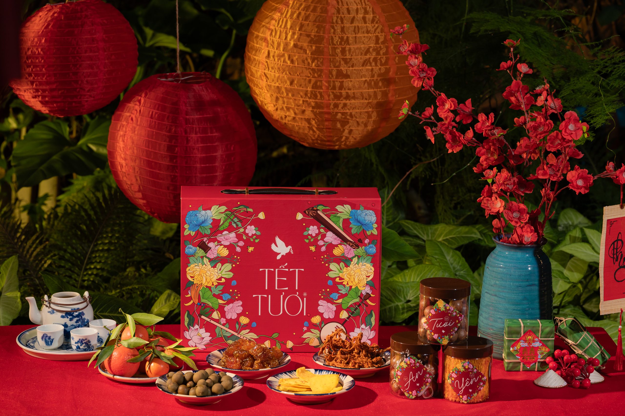 HỘP QUÀ TẾT TƯƠI / SET TẾT AN - Ảnh 2